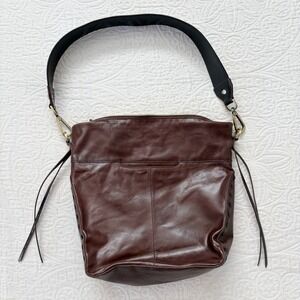 Hobo International Canyon Leather Shoulder Bag, Dark Brown
